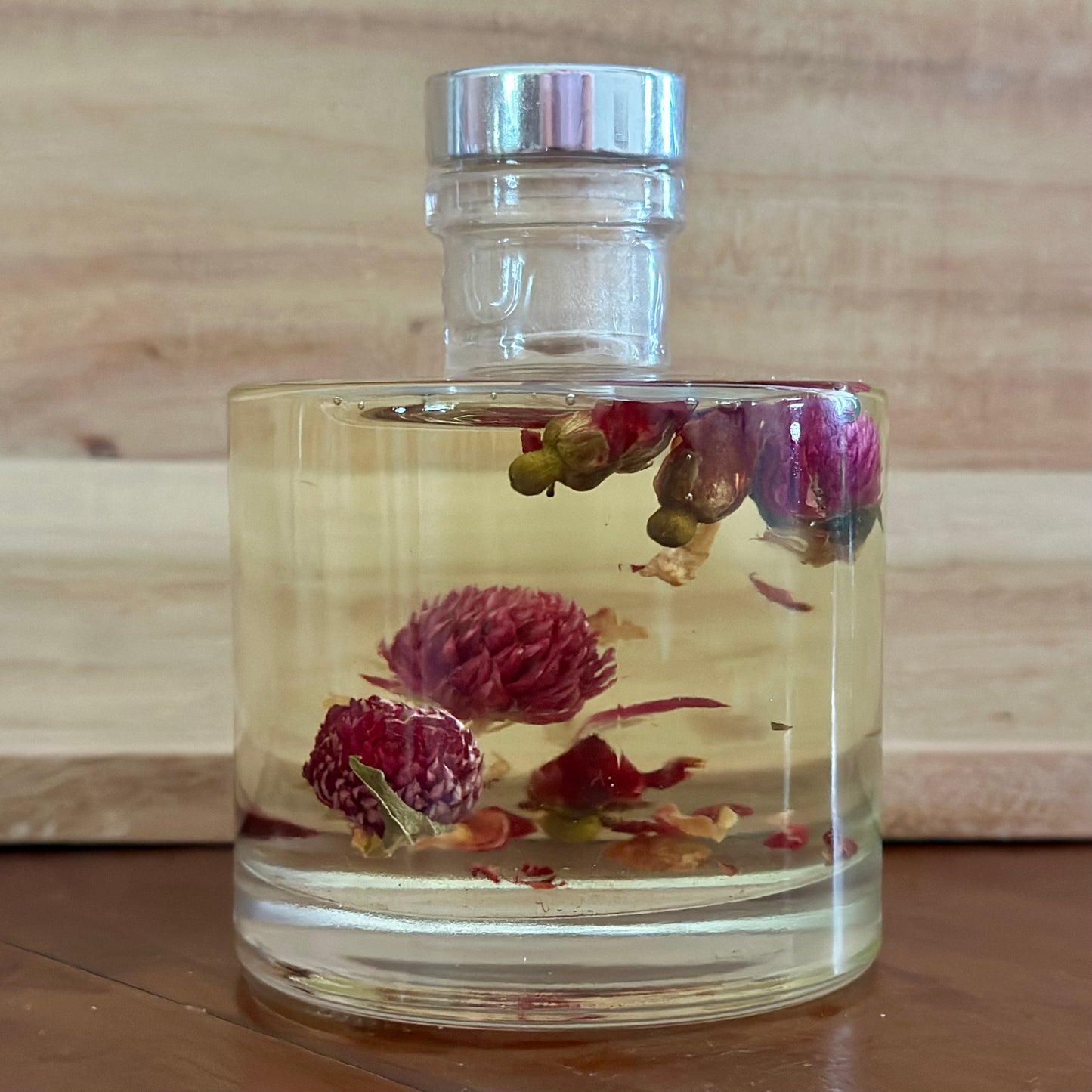 HERBAL BATH OIL ~ Rose Geranium + Rosewood